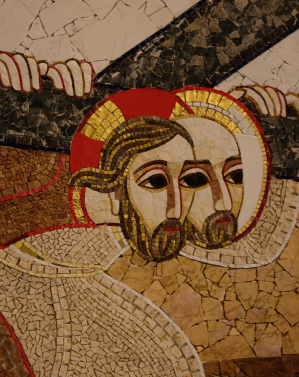 Cristo cargando con el dolor